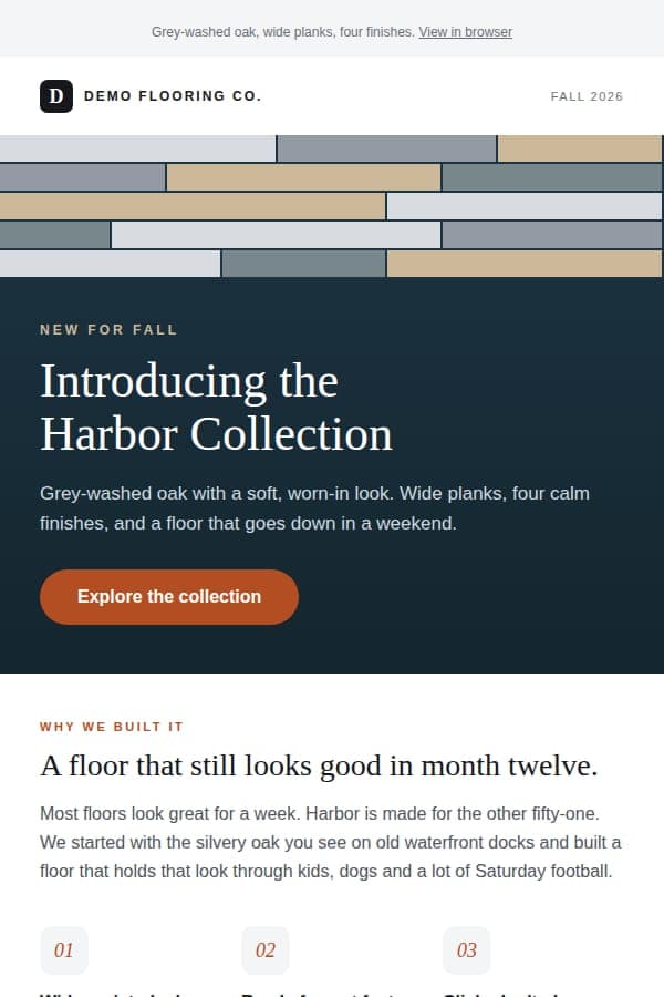 Product launch announcement preview
